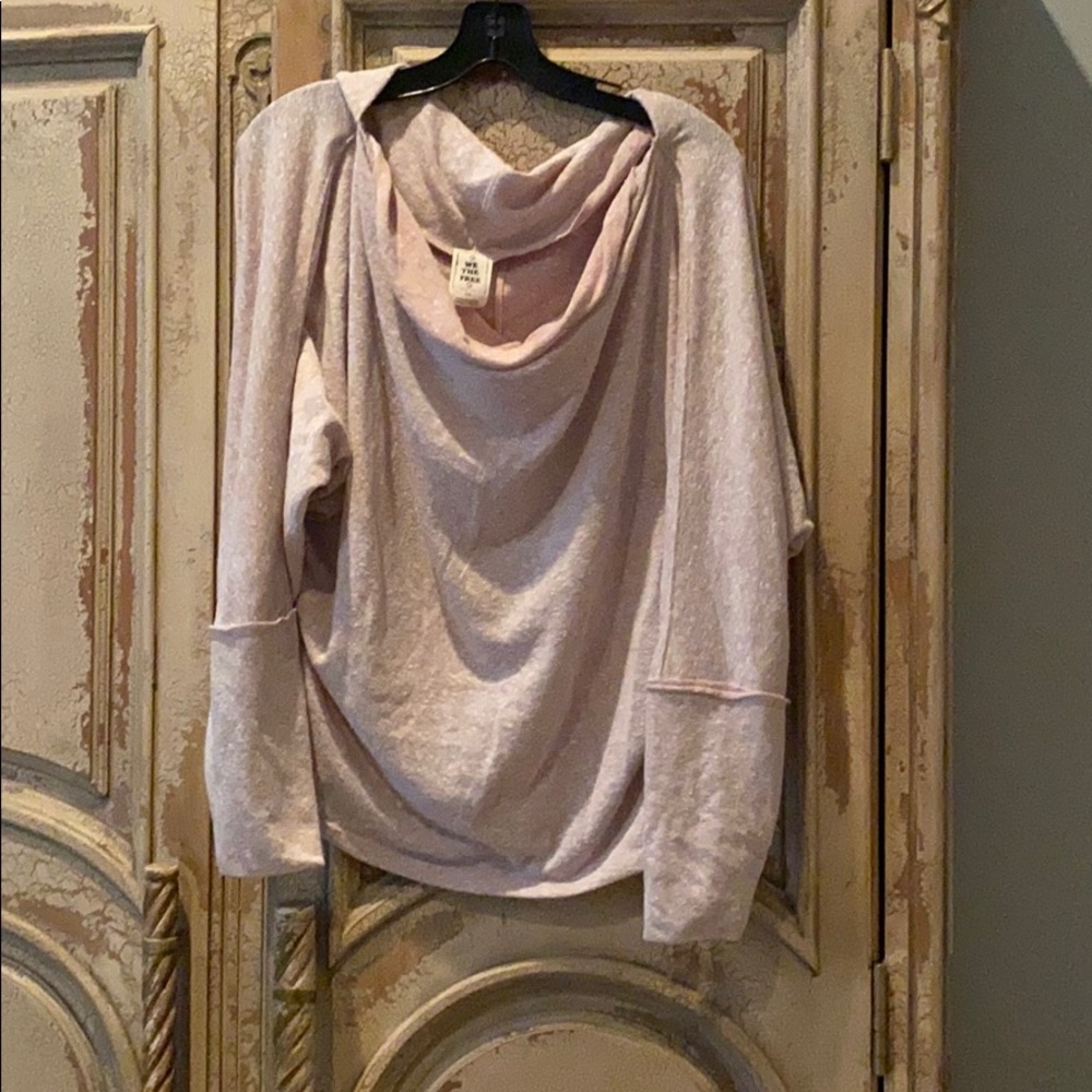 Free people blush pink sweater
